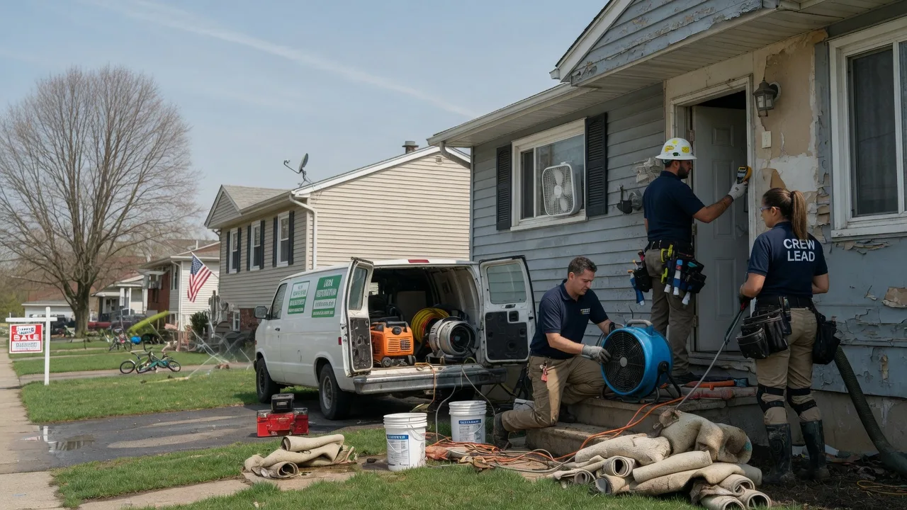 Flood Cleanup in Barnsdall, OK near me